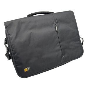 Case Logic VNM-217 Black 17" Laptop Messenger Bag Briefcase Shoulder Case